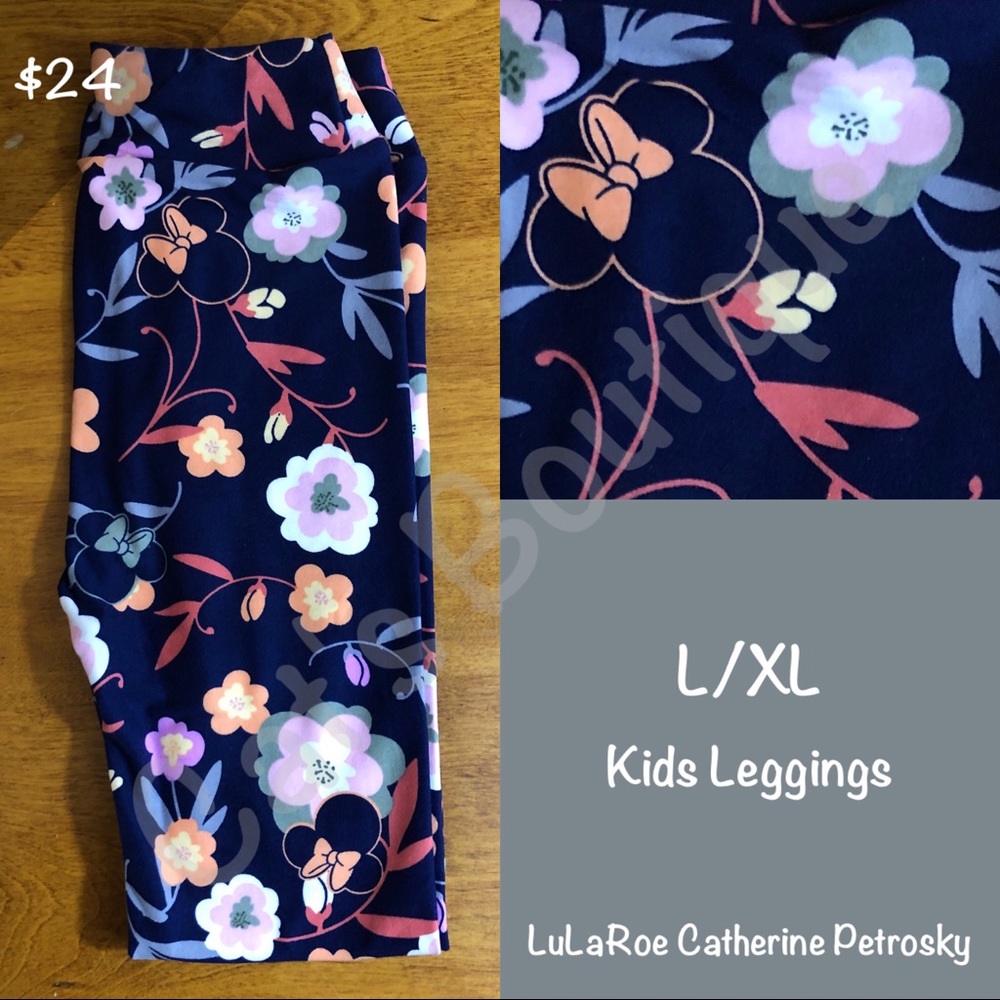NWT LuLaRoe Collection for Disney L/XL leggings